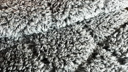 DOWN UNDER OUTDOORS Waterproof 350 GSM Fleece or Sherpa Stadium Blanket | Large Extra Thick, Windproof, Quilted, Machine Washable, Camping Picnic & Outdoor, Beach, Dog, secret pocket, 82 x 55 inches - color: Black/Heather Grey