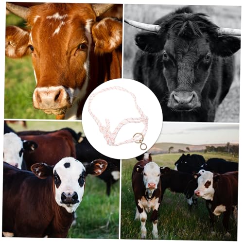 Generic Cattle Traction Halter Wear-Resistant Rope Halter Horse Bridle Alternative Cattle Equipment