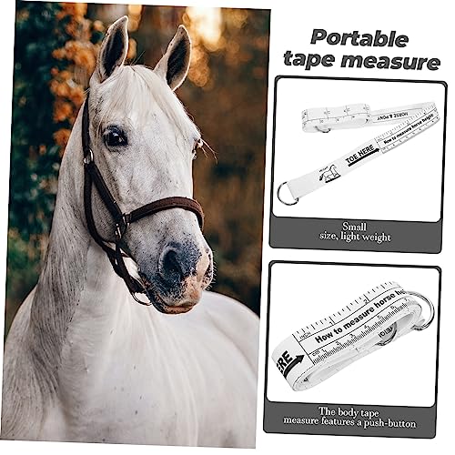 Horse Measuring Tape for Accurate Height and Weight Measurement Reusable Farm Measuring Tool for Livestock and Horses Multi-Functional Design for Easy Use