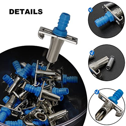 Automatic Rabbit Watering System，20 Pack Rabbit Nipple Drinker for Small Animals Poultry Guinea Pig Ferret Rats Rodent Bunny