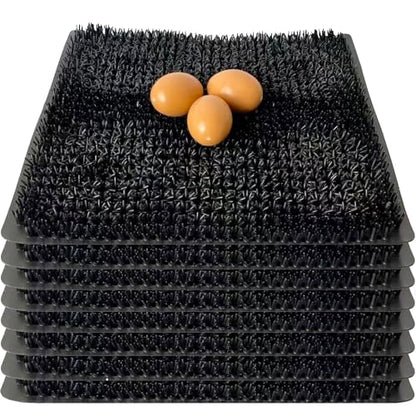 8 Pack Ultra Soft Washable Chicken Nesting Pads for Chicken Coop — Premium Food Grade Mats — 100% BPA Free — Durable & Easy to Clean Reusable Nesting Pads - size: 8 Pack