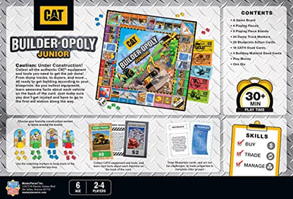 MasterPieces Kids & Family Board Games - Caterpillar Builder Opoly Jr. - Officially Licensed Board Games for Kids, & Family - style: Caterpillar Builder