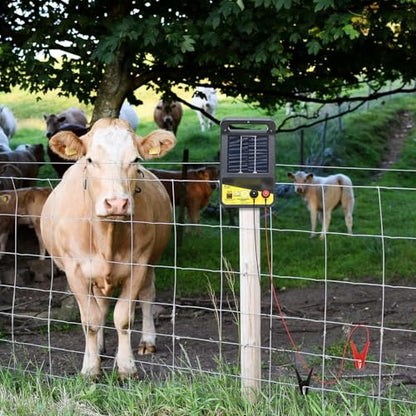 Electric Fence Wire Connect The Energizer and Electric Fence Charger Solar Fence Charger Solar Powered Electric Fence, Solar Electric Fence (6FT Wire) - style: 6FT Wire