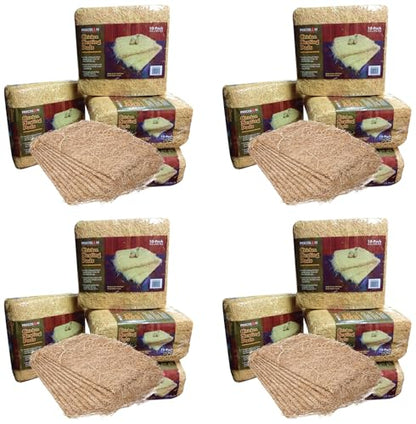 PRECISION PET Chicken Nesting Pads by Petmate – 13” x 13” Premium Chicken Bedding Fit Most Nesting Boxes – 40 Pack,Beige, Made in USA - size: 10 Count (Pack of 4)