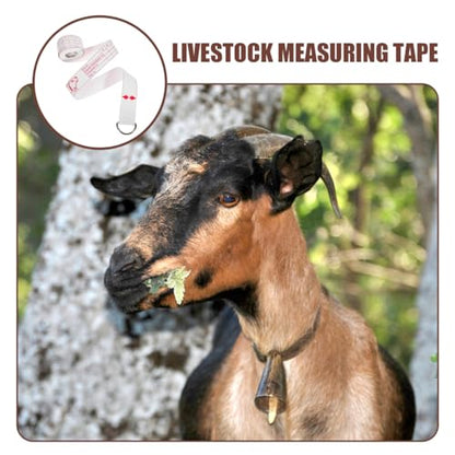 Mipcase Livestock Weight Tape for Horse Cattle Goat Portable Animal Measurer Easy to Use Accurate