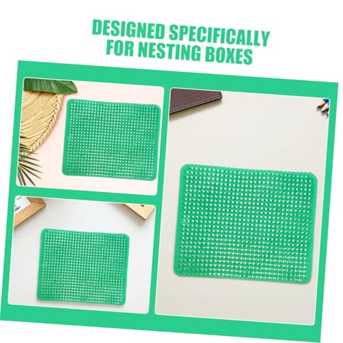 4pcs Chicken Nesting Box Pads: Washable Nest Box Liners Mats for Chicken Coop- Hen Bedding for Garden Lawn Indoor and Outdoor