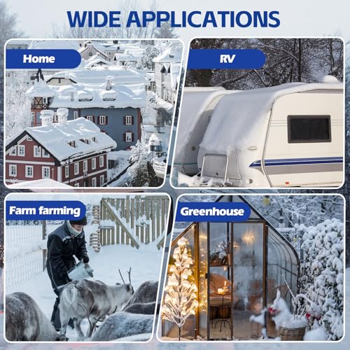 15FT Heated Water Hose for Rv,Heated Water Hose Antifreeze to -45°F,Great Rv Accessories for Campers,Livestock,Agriculture,Lead and BPA Free