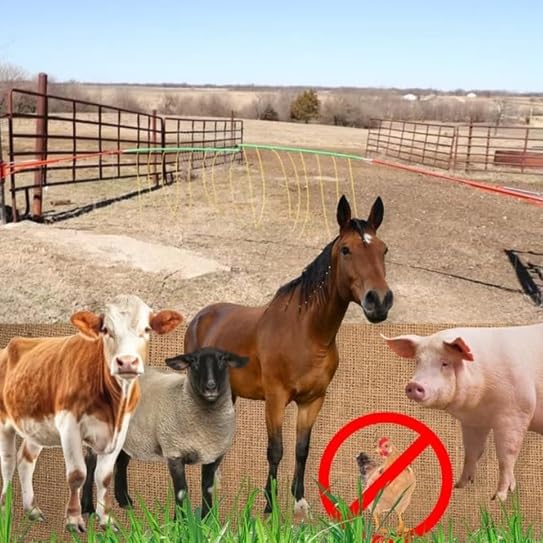 KOEHN Replacement Fiberglass Rod for Drive Thru Electric Gate, OEM Part | UV-Resistant Poly Arm - Flexible Breakaway Design - Livestock Containment - Streamers Not Included
