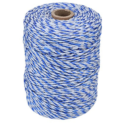200 Meters Electric Fence Polywire, 0.12in Diameter Portable Electric Fence Rope Line for Farm Livestock Breeding