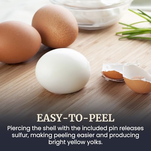 Elite Gourmet EGC1215B Easy Egg Cooker, Stainless-steel Heating Plate, Two-Tiered, 14-Egg Capacity, Soft, Medium, Hard-Boiled, Auto Shut-Off, Omelets, Poached Eggs, Measuring Cup, Piercing Pin, Black - color: Black, size: 14-Egg