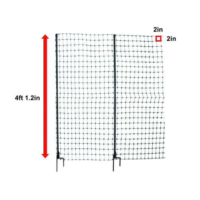 Omlet Chicken Fencing | High Poultry Netting with Door | Significantly Higher Than Other Moveable Fencing Options on The Market | Give Your Chickens More Space | 138ft - size: 138ft