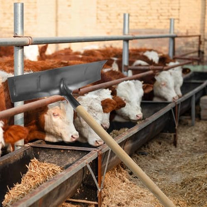 Livestocks Manure Scraper Head - Heavy Duty Dung Shovel for Barn Pasture Cleaning - for Large-Scale Livestocks Facilities