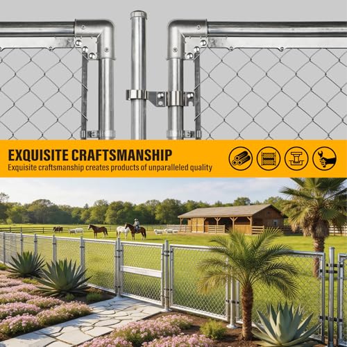 1-5/8" x 1-5/8" Chain Link Gate Latch Heavy Duty Stainless Steel Fence Gate Fork Latch Hardware with Padlock Hole 1pcs - color: 1-5/8"x1-5/8"