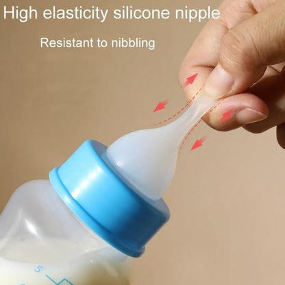 Pet Milk Feeding Bottle Portable Multi-Nipple Water Mug, Model: Small Blue - size: 50ml