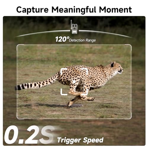 TKENPRO Trail Camera, Cellular Trail Cameras with Built in SIM Card Unlimited Data Plan 2K Live Video Game Camera Trail Cameras with Night Vision Motion Activated Waterproof IP66 Deer Camera