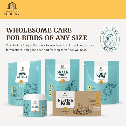 Chicken Nesting Pads 20 Pack Made in USA for Laying Hens, Aspen Excelsior Nest Box Liners for Chicken Coop Nesting Boxes, 13 x 13 in Trim-to-Fit Bedding Pads for Cleaner Eggs and Easy Coop Cleanup