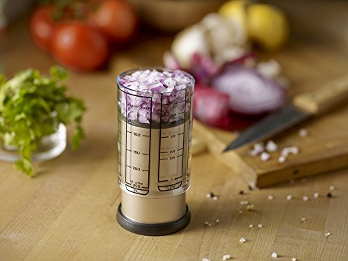 KitchenArt Professional Series 2 Cup Adjust-A-Cup, Champagne Satin, Adjustable, 1/8 to 2-Cup - color: Satin