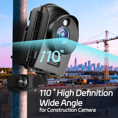 Dsoon Time Lapse Camera,1080P HD Timelapse Camera Outdoor,110° Wide Angle & 2.4" LCD Screen,180 Days Standby for Record Construction, Weather, Plant,Drawing(64GB TF Card Included) - style: TL2100-6