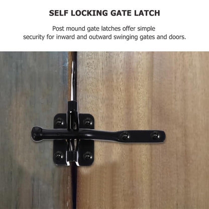 Heavy Duty Pin Lock Door Buckle Gate Latch for Metal and Wooden Gates with Safety for Pets and Babies Easy Installation Outdoor Gate Hardware