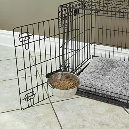 Midwest Stainless Steel Snap'y Fit Water and Feed Bowl 10 oz