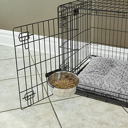 Midwest Stainless Steel Snap'y Fit Water and Feed Bowl 10 oz