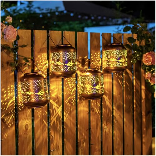 Penguin Solar Lanterns Outdoor Waterproof,Hanging Solar Lights Penguin Gifts for Women Men Metal LED Decorative Light for Yard,Patio,Lawn,Tabletop,Pathway,Landscape,Garden Decor - style: Penguin