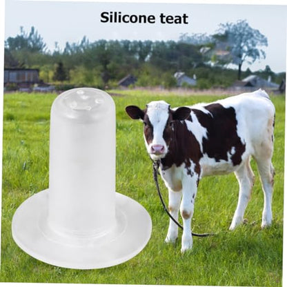 3-Pack Plastic Lamb Feeding Bottle with Silicone Teats for Newborn Lambs Sturdy Easy to Clean Feeding Supplies