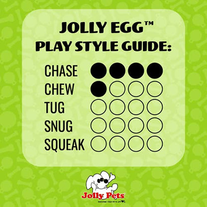 Jolly Pets Jolly Egg Dog Toy, 8 Inches/Medium, Yellow (Pack of 2) - color: 옐로우, size: Medium (8 in) (Pack of 2)
