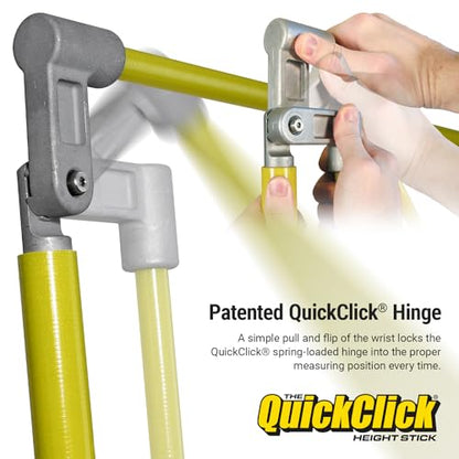 The Original QuickClick Height Stick – Measures Up to 15 Feet – Measure Your Load Before You Hit The Road™ - size: Original - Measures Up To 15'