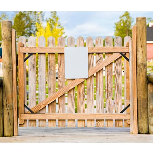 Fence Gate Kit, Anti Sag Gate Kit for Wooden Fence; Heavy Duty Gate Kit with Gate Latch; Gate Hardware for Wooden Gate Fence, Driveway Gates, Shed Doors, Corral Gates, Wood Windows Set of 2
