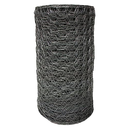 Acorn Chicken Wire 1" X 24" X 50', Perfect for Garden Fencing, Animal Barrier, Plant Supports and DIY Projects, Galvanized Steel - size: 2' Wide X 50' Long, style: 1" Hexagon Pattern
