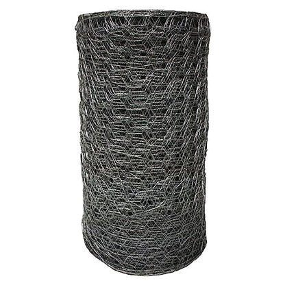Acorn Chicken Wire 1" X 24" X 50', Perfect for Garden Fencing, Animal Barrier, Plant Supports and DIY Projects, Galvanized Steel - size: 2' Wide X 50' Long, style: 1" Hexagon Pattern