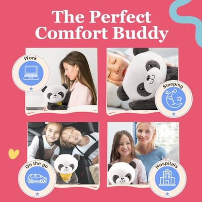 Lilly's Love Weighted Stuffed Animals for Adults & Kids — 5lb Calming Panda Plush for Anxiety, ADHD & Sensory | Machine Washable Weighted Stuffed Animal w/Removable Insert | Pete The Panda - color: Panda