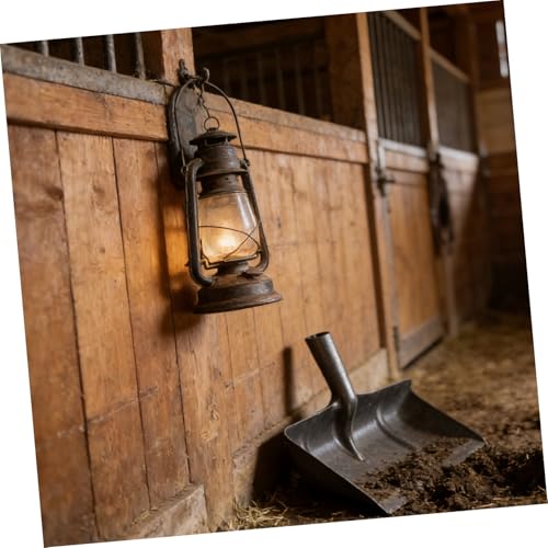 Manual Livestock Cage Shovel Head for Barn Cleaning with Manganese Steel Construction, Versatile Pasture Manure Scoop for Alpaca and Horse Stables, Easy Care Poultry Cage Cleaning