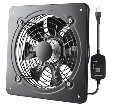 16 Inch 1040CFM Industrial Extractor Fan 1460RPM Adjustable Speed for Garage Basement Commercial - size: 16 Inch