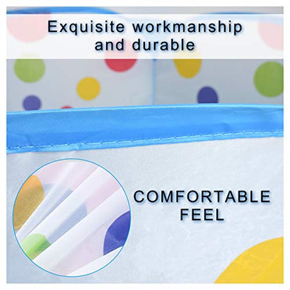 WishLotus Small Animal Playpen, Portable Outdoor Pet Exercise Fence Pop-Up Metal Wire Yard Fences, Foldable Pet Tent Play Pen for Guinea Pig, Hamster, Chinchillas and Hedgehogs, Rabbits (Blue) - color: Blue