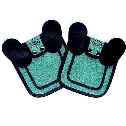 DOWN UNDER OUTDOORS 2 Pack Small Chicken Saddles for Bantams and Young Birds, Includes Shoulder Covers (Teal) - color: teal
