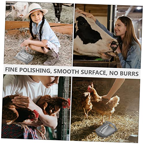 1pc Portable Feeding Shovel Lightweight Farm Distribution Scoop for Poultry Livestock and Gardens Easy to Clean Capacity Versatile Use Farms and Orchards