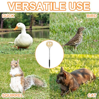 2 Pack Chicken Pecking Toys, Slow Feed Release Feeder Ball for Your Flock, Chicken Coop Enrichment & Boredom Toys for Hens Birds