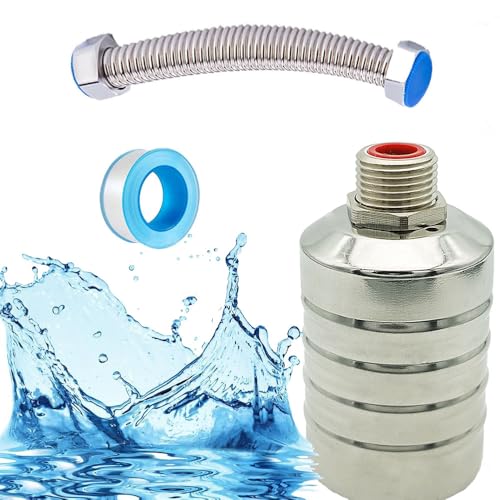 Float Valve,1/2 Water Float Valve,304 Stainless Steel Fully Automatic Water Level Controller for Water Tank,Pool, Livestock Troughs. - size: 1/2 Float Valve-1/2