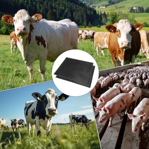Cattle Scratching Brush – Itch and Hair Moving, Pack of 2 Pieces of Post and Scratching Pad | For Cattle, Dog, Sheep, Farm, Barn, Stable, Grass - size: Pequeño
