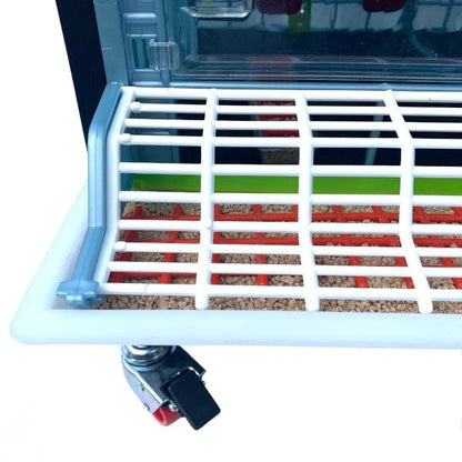 Hatching Time 9.5" Chick Brooders – Stackable or 2-Section Options with Automatic Heating, Modular Design, Easy to Clean, Ideal for Quail, Pheasant, and Baby Chicks (4 Layer) - style: 3 Section, 4 Layer