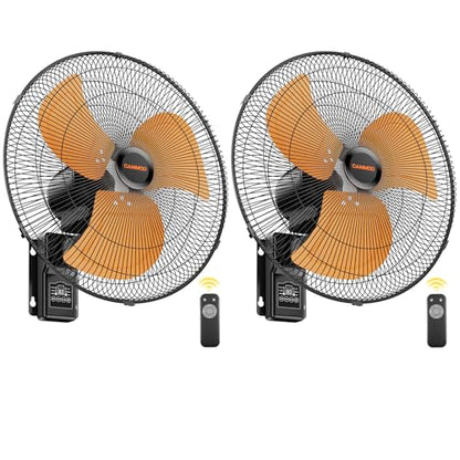 CAMMOO 20 Inch Wall Mount Fan Oscillating, Wireless Remote & Button Control | 32ft Wireless Control, 6.6ft Power Cord, Supports 3-Speed, 8H Timer, Sleep & Natural Mode, High Velocity Wall Fan