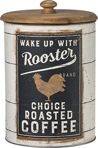 Primitives by Kathy 39060 Farmhouse Tin Canisters, Sugar/Coffee/Flour
