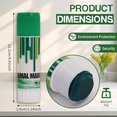Livestock Marker Paint Pen 8PCS Animal Identification High Visibility Livestock Marking Paint Pen Livestock Prod,Cattle Marking Tools Paint For Marking Animal Skin