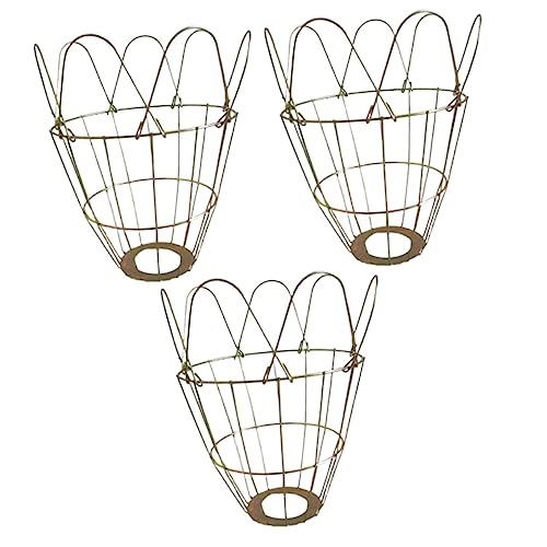 3Pcs Waterproof Heating Bulb Cage Wear-Resistant Lamp Cover for Reptiles Chickens and Young Pigs Heat-Resistant and Scald Design for Household Use