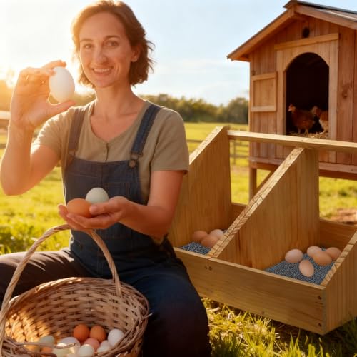 Nesting Pads for Chicken Coop, Washable Plastic Nesting Box Liners, Reusable Box Pads, Coop Accessories for Chicken Hen Box Laying Eggs, Gray,12 x 12 inch (3 Pack) - color: 3 Pack