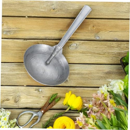 BESPORTBLE Iron Feeding Scoop Heavy-Duty Ladle for Livestock and Horses Water Scoop for Feeding and Measuring Handle Design for Easy Use Farms and Homesteading