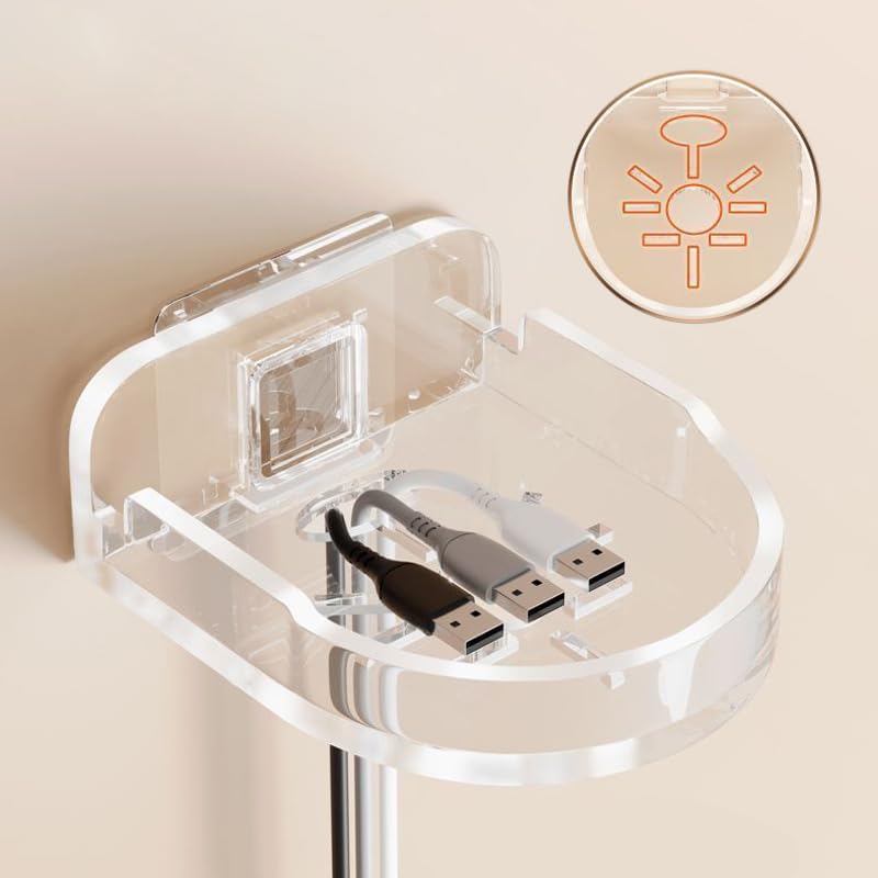 Adjustable Heavy-Duty Camera Wall Mount - No-Drilling Bracket for Indoor & Outdoor Security, Space-Saving Design with Easy Installation