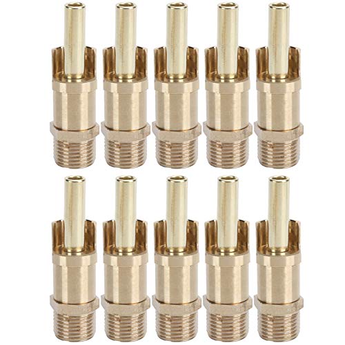 Automatic Pig Nipple Drinker Pig Water Nozzle Poultry Watering System for Sows Piglets Drinking (Brass) - color: Brass